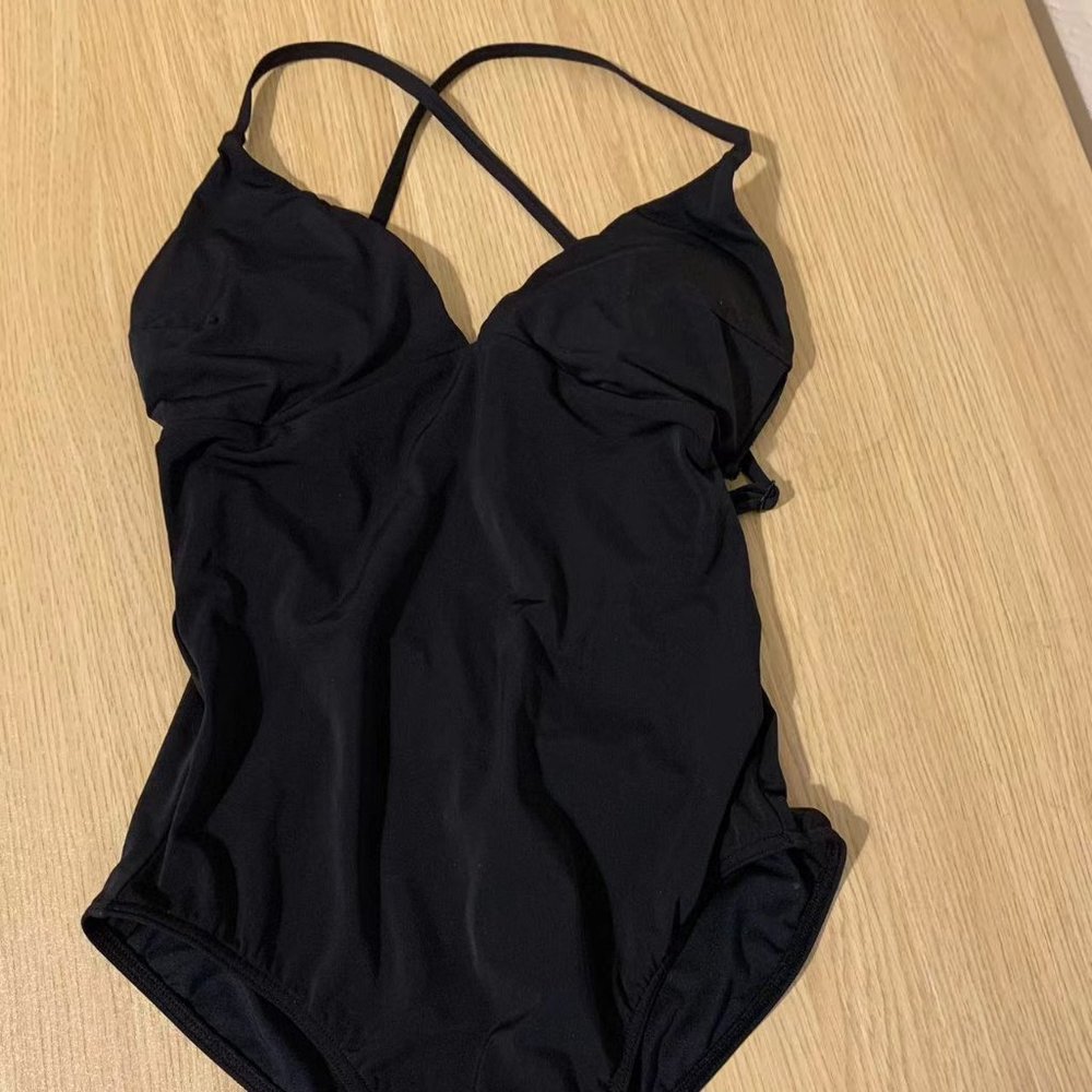 Atlantic Beach Swimsuit, Size S, Black